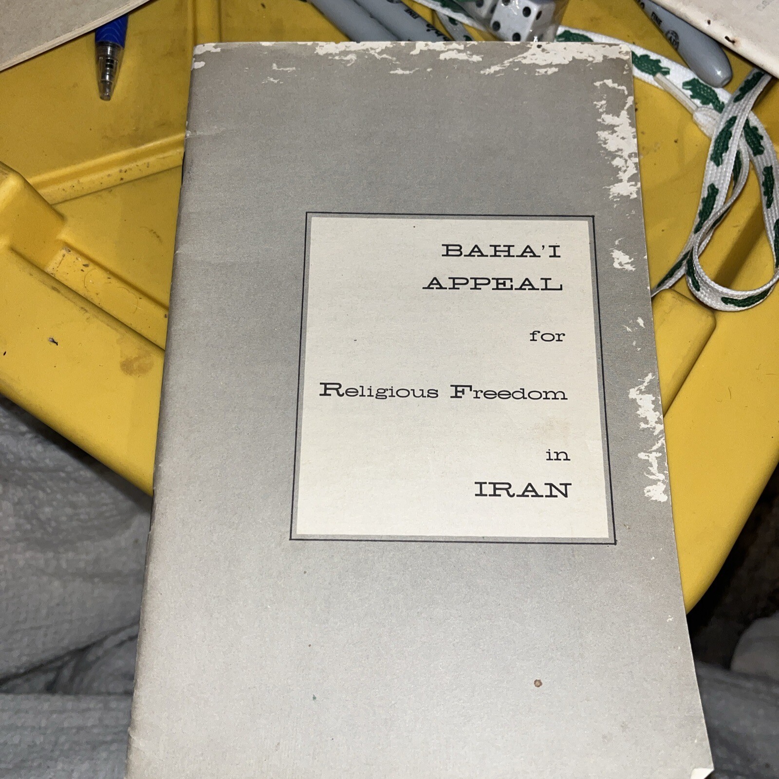 THE Baha’i Appeal For Religious Freedom In Iran 1956 Booklet 20 Pages