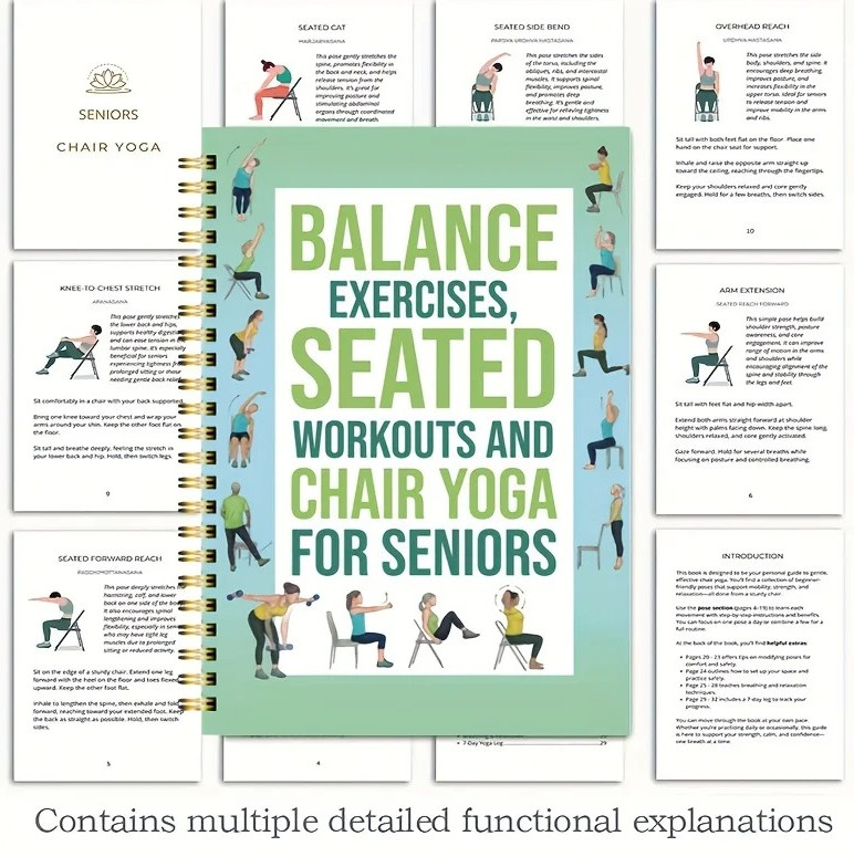Chair Yoga for Weight Loss: a Collection of 50+ Low-Impact Exercises for Seniors
