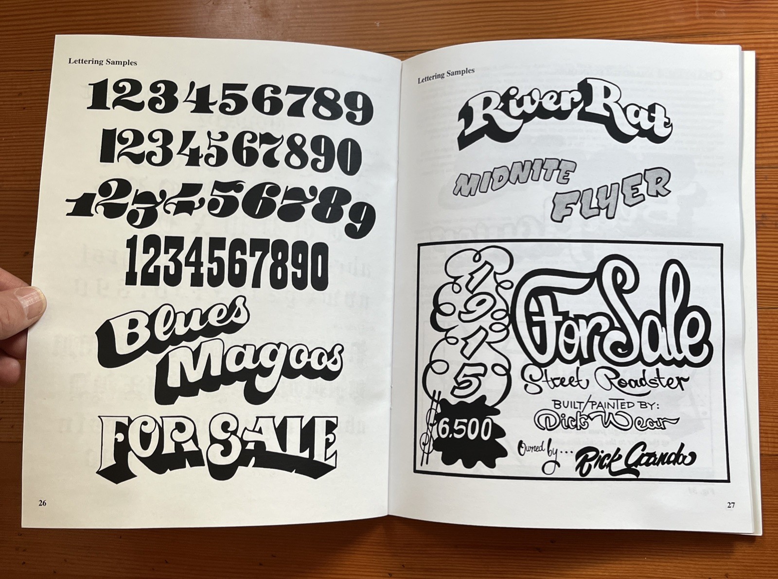 Custom Lettering and Pinstriping Techniques Vans Rods Bikes 1988 Eastwood PB