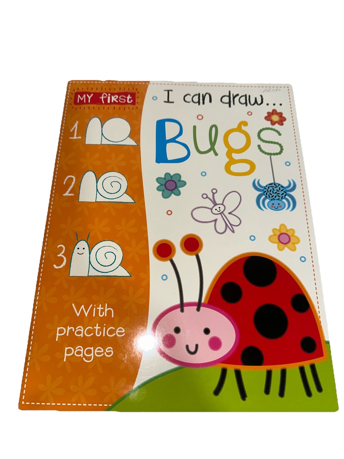 Lot of 4 My First I Can Draw Bugs, Cute & Cuddly, Farm Animals & Safari Animals