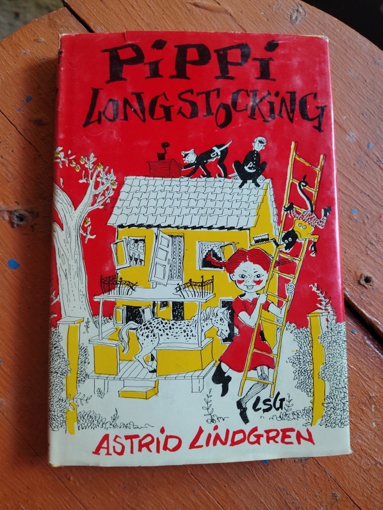 Pippi Longstocking ~ Astrid Lindgren ~ HARDCOVER ~ Viking ~ Book Club edition