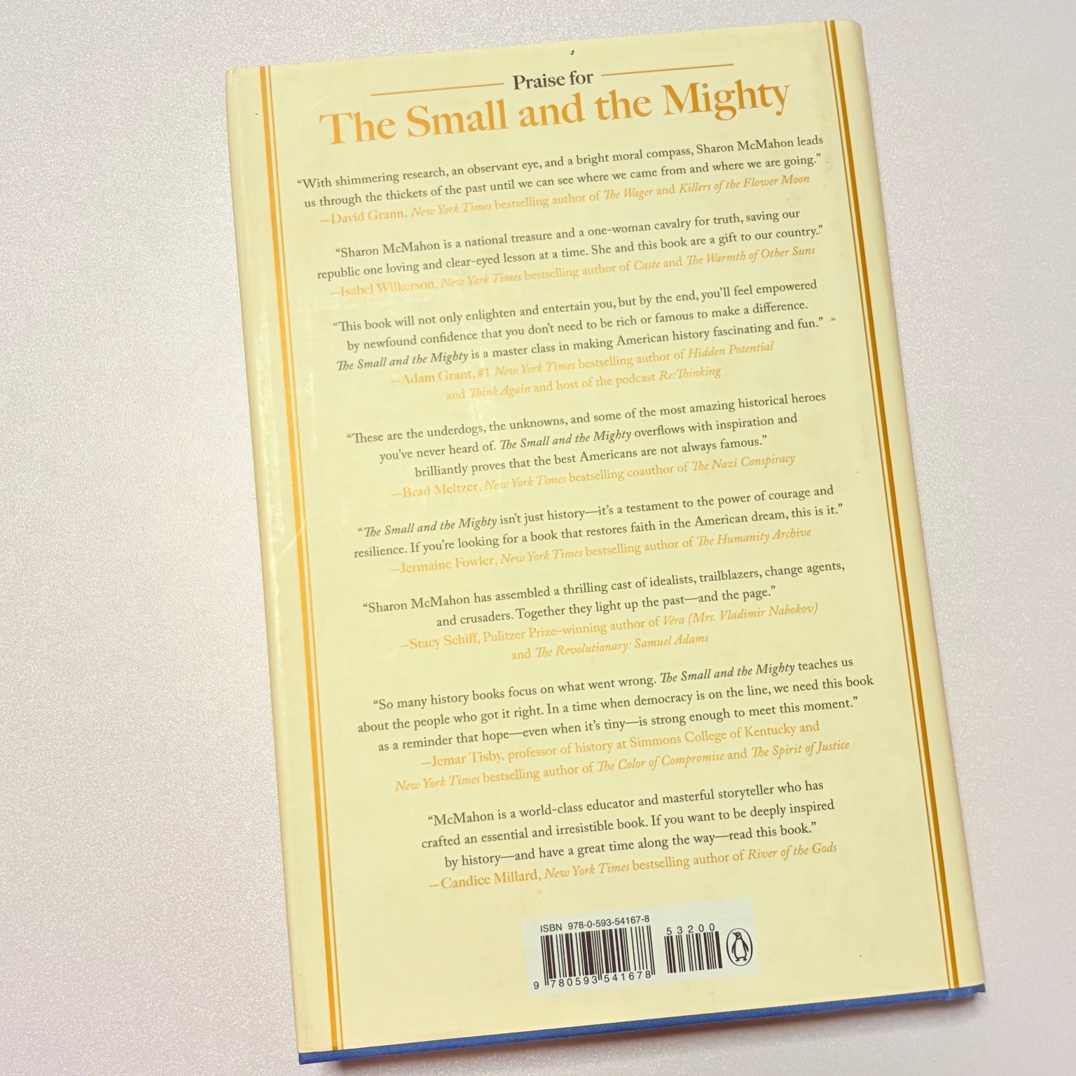 The Small and the Mighty Sharon McMahon 2024 Signed Hardcover American History