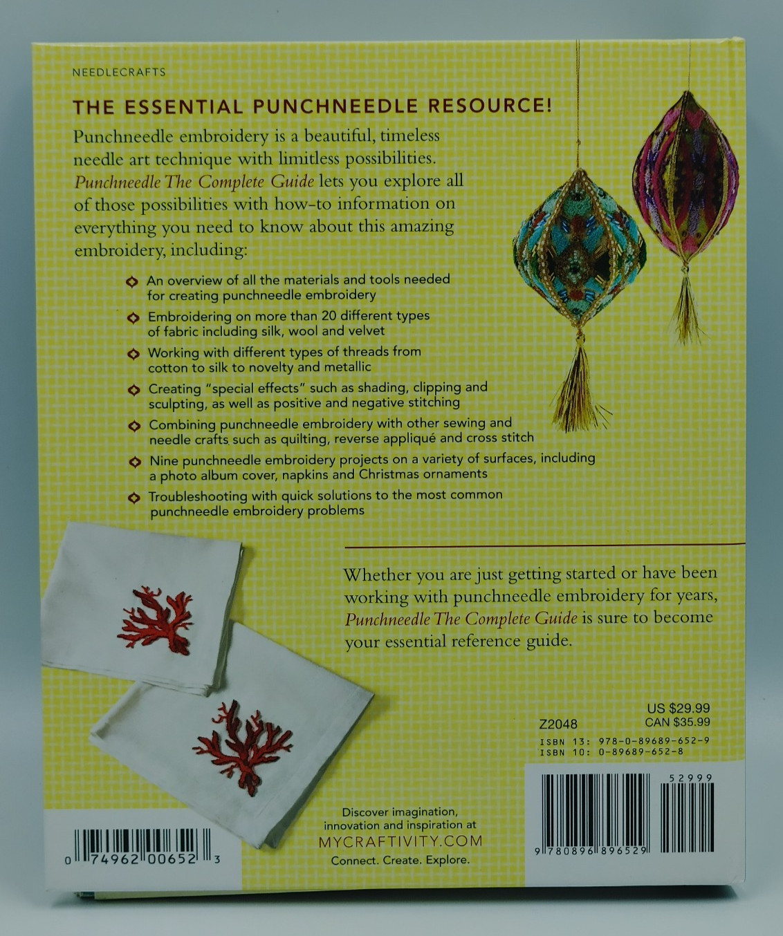 Punchneedle – The Complete Guide Embroidery Craft Book By Marinda Stewart Spiral