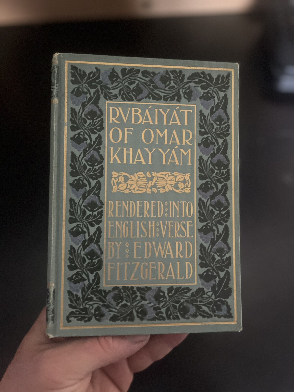 ANTIQUE: Rubaiyat of Omar Kayyam, translated by Edward Fitzgerald (1899, HC, VG)