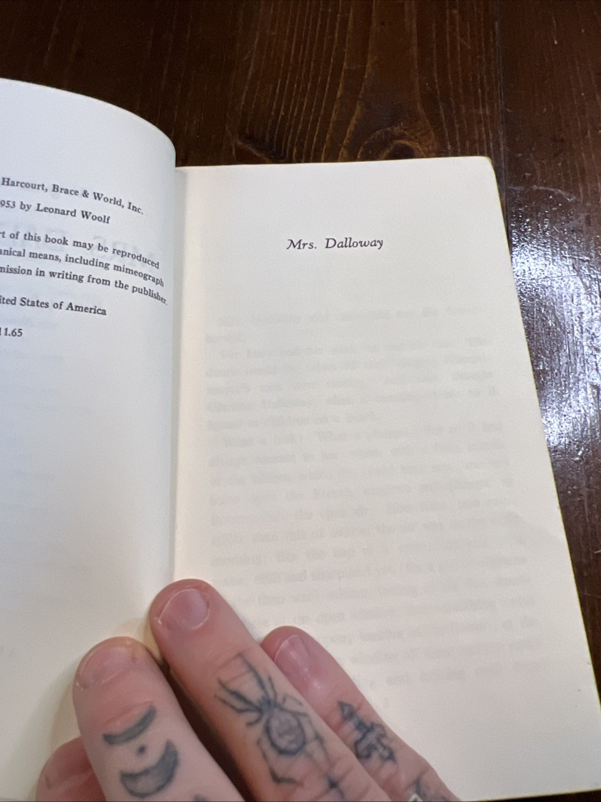 Mrs. Dalloway by Virginia Woolf (1953) Vintage