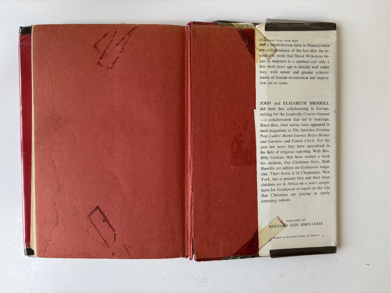 The Cross and the Switchblade David Wilkerson 1963 Tenth Printing Christian