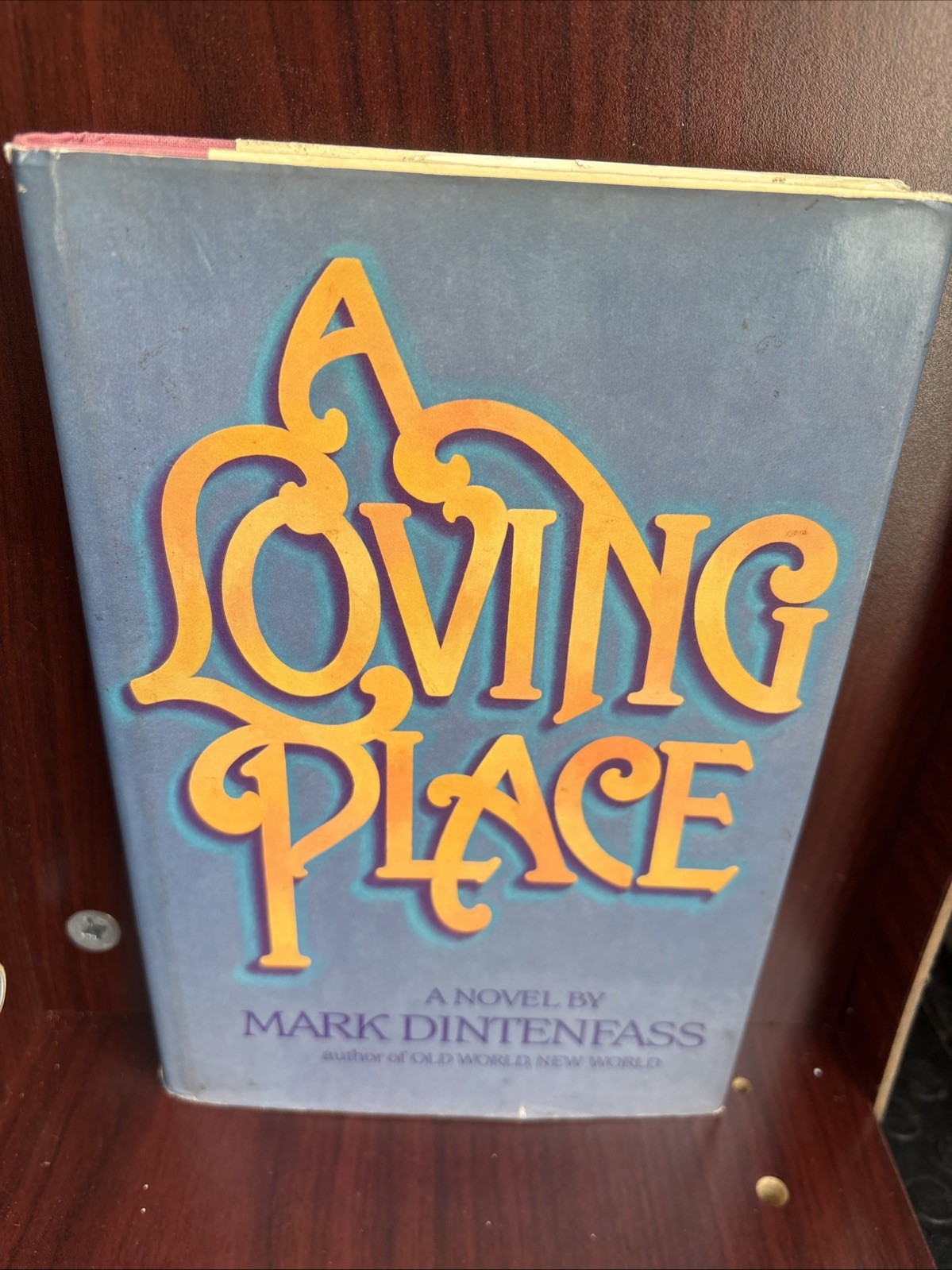 A Loving Place by Mark Dintenfass HC/DJ First Edition/First 1986