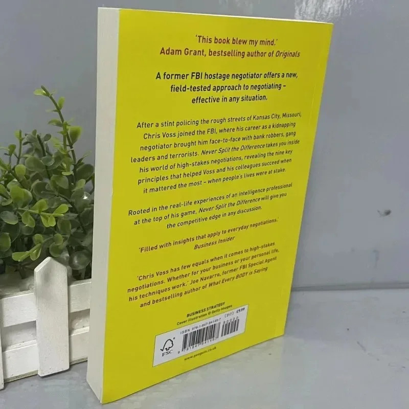 Never Split The Difference By Chris Voss Books it will reach to you in 25-30 day