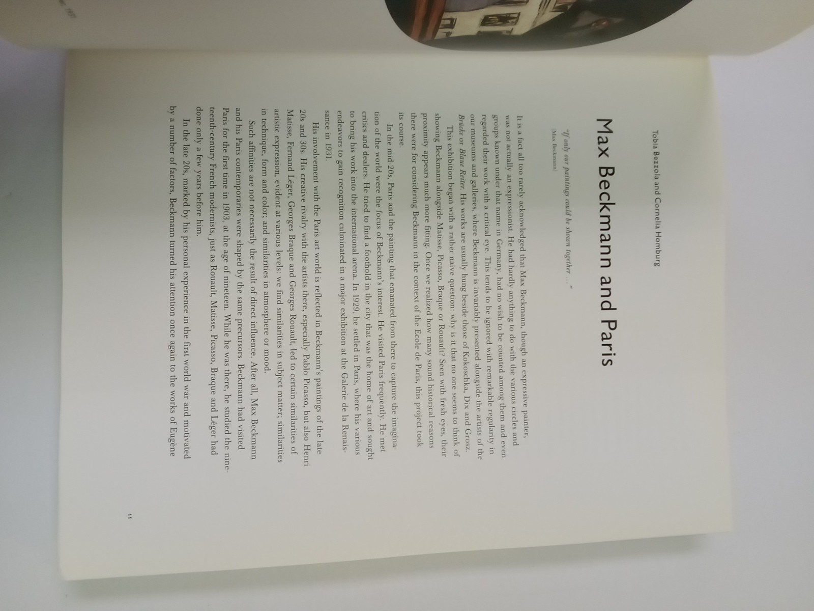 Max Beckmann and Paris : The Exhibition Catalogue by Max Beckmann (1998)