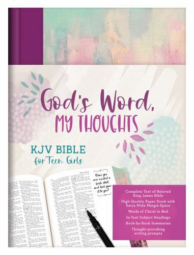 God’s Word, My Thoughts KJV Bible for Teen Girls Compiled by Barbour Staff h…
