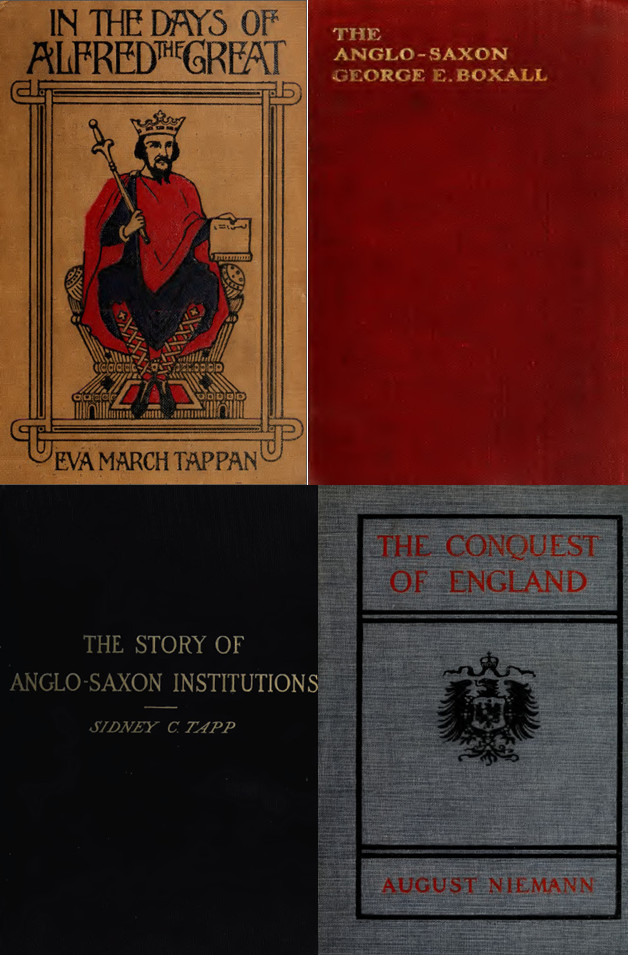 195 Old Rare Books on The Anglo-Saxon History Culture Wars Language Kings on DVD
