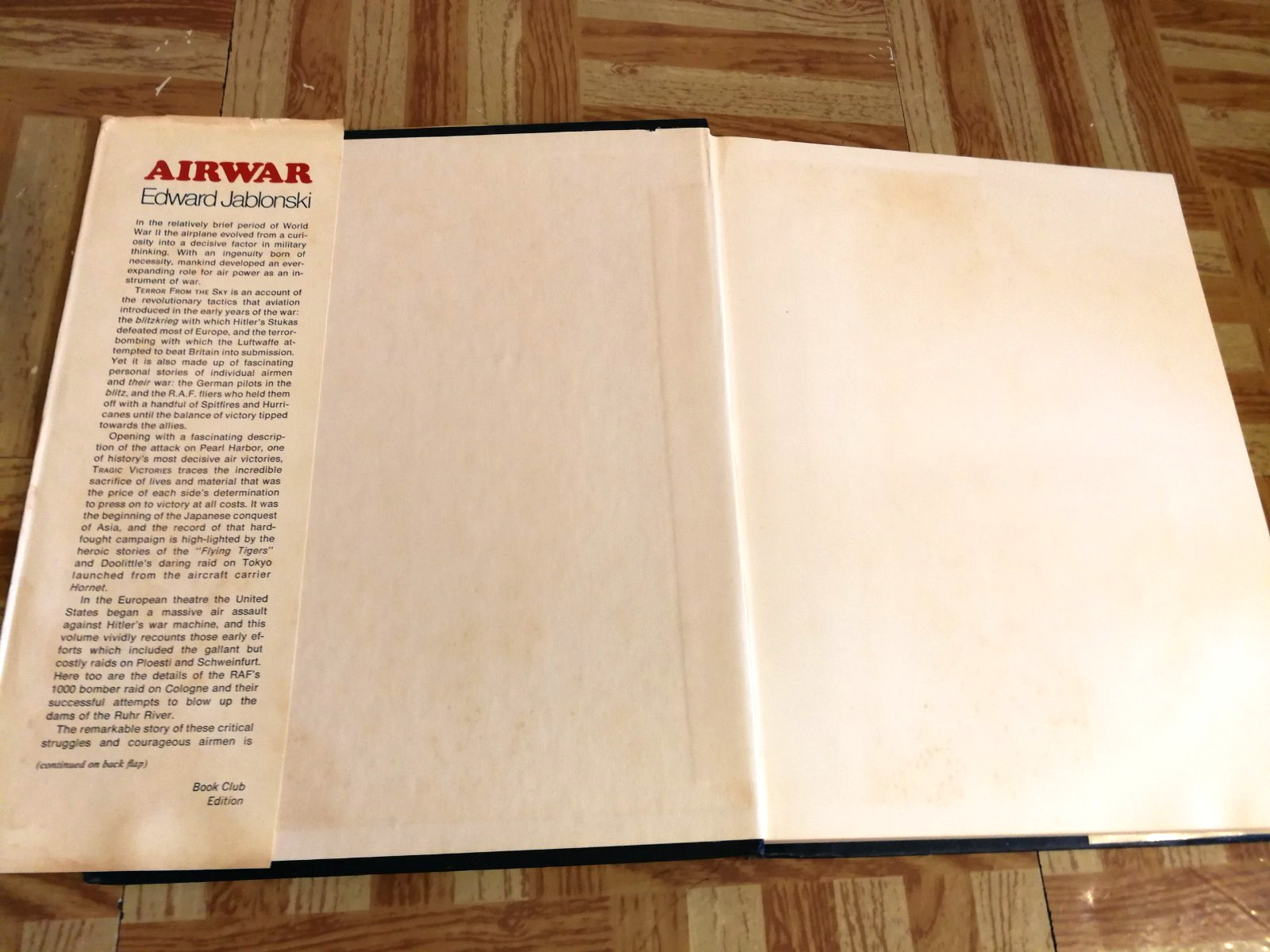Airwar, Edward Jablonski Vol 1 & 2 Set 1971 History Air Power Second World War