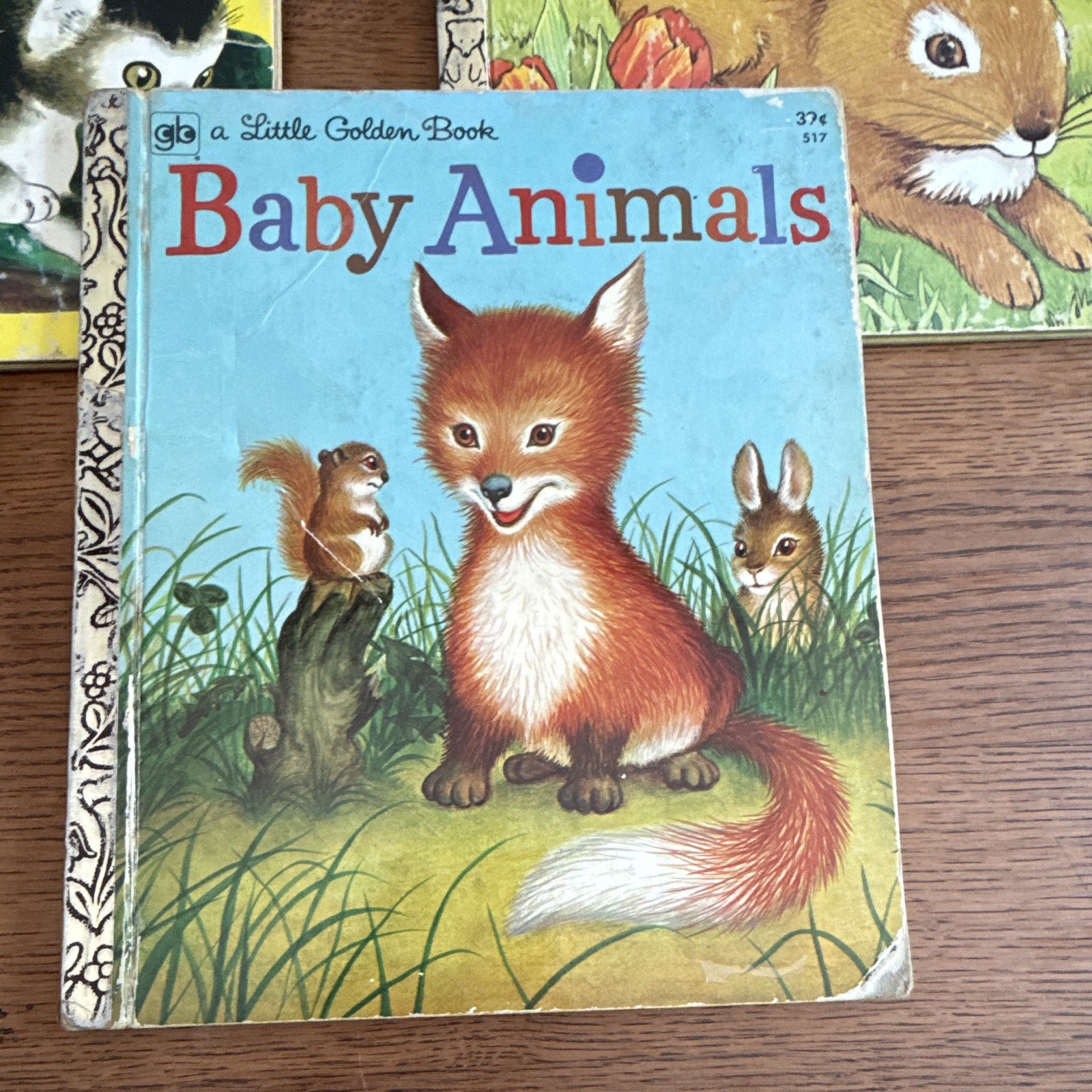 Little Golden Books Hardcover Lot 6 1970/80s Ages 4-8 Animal Stories