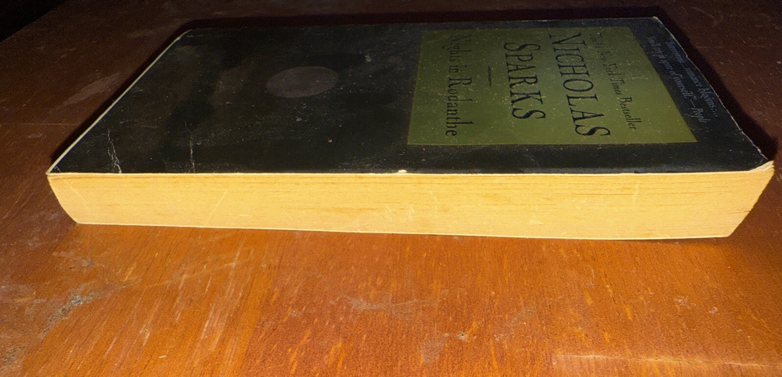 Nights in Rodanthe papperback book Sparks, Nicholas