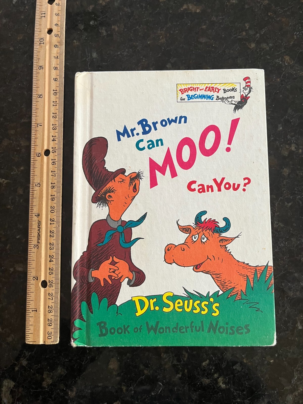 Mr Brown can moo can you beginner VINTAGE hardcover Book Dr Seuss 6.25″x8.75″ #3