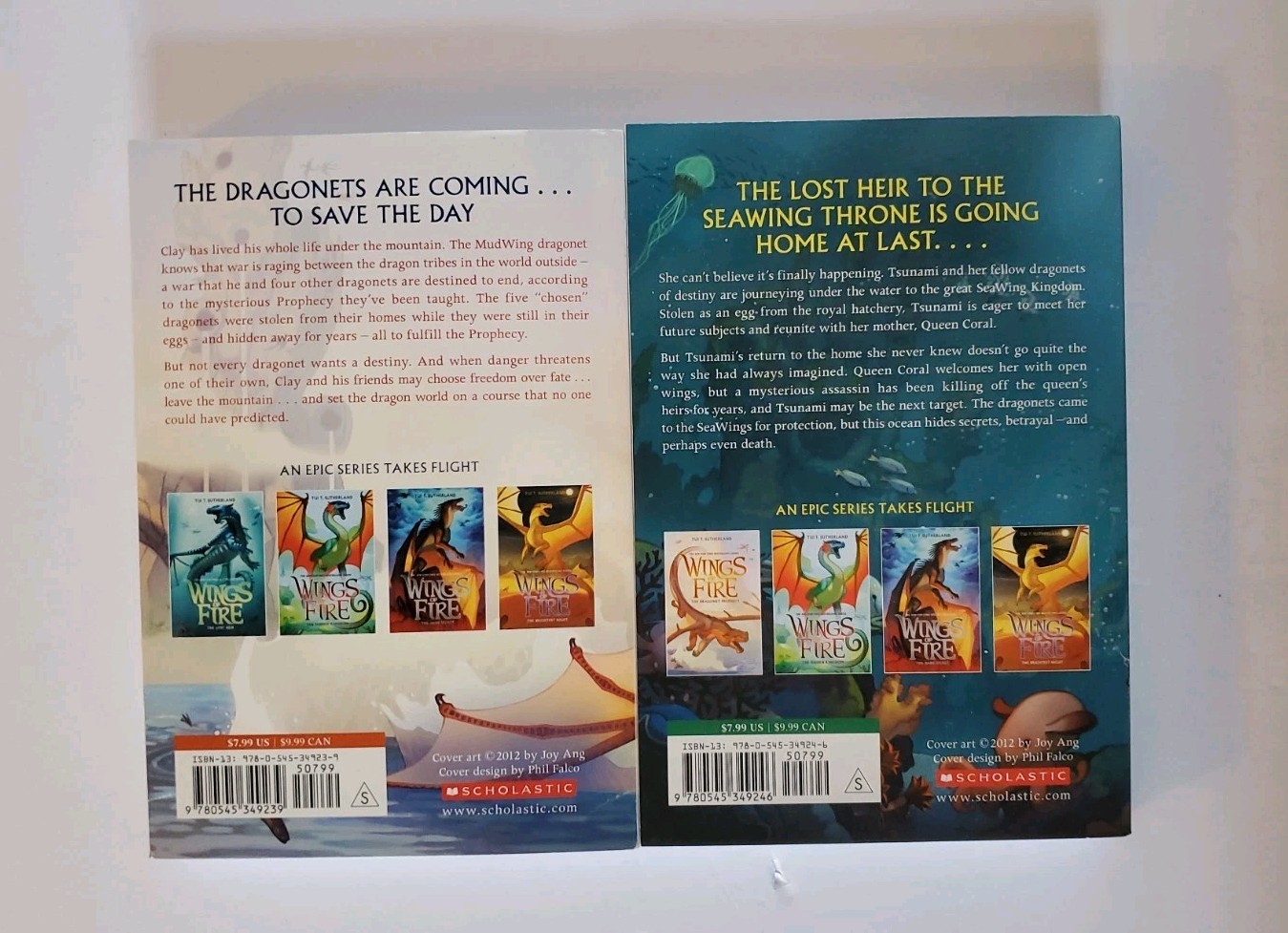 Lot Set of Wings of Fire Pb Books 1-14 by Tui T. Sutherland Scholastic Fantasy