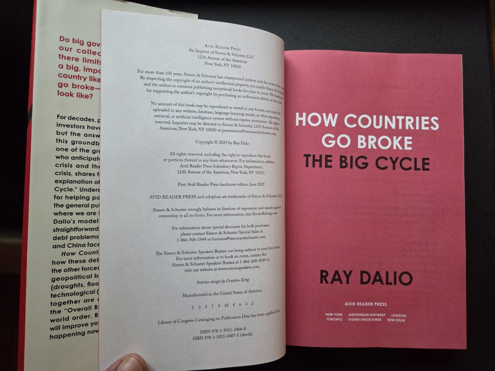 How Countries Go Broke : The Big Cycle by Ray. Dalio (2025, Hardcover)