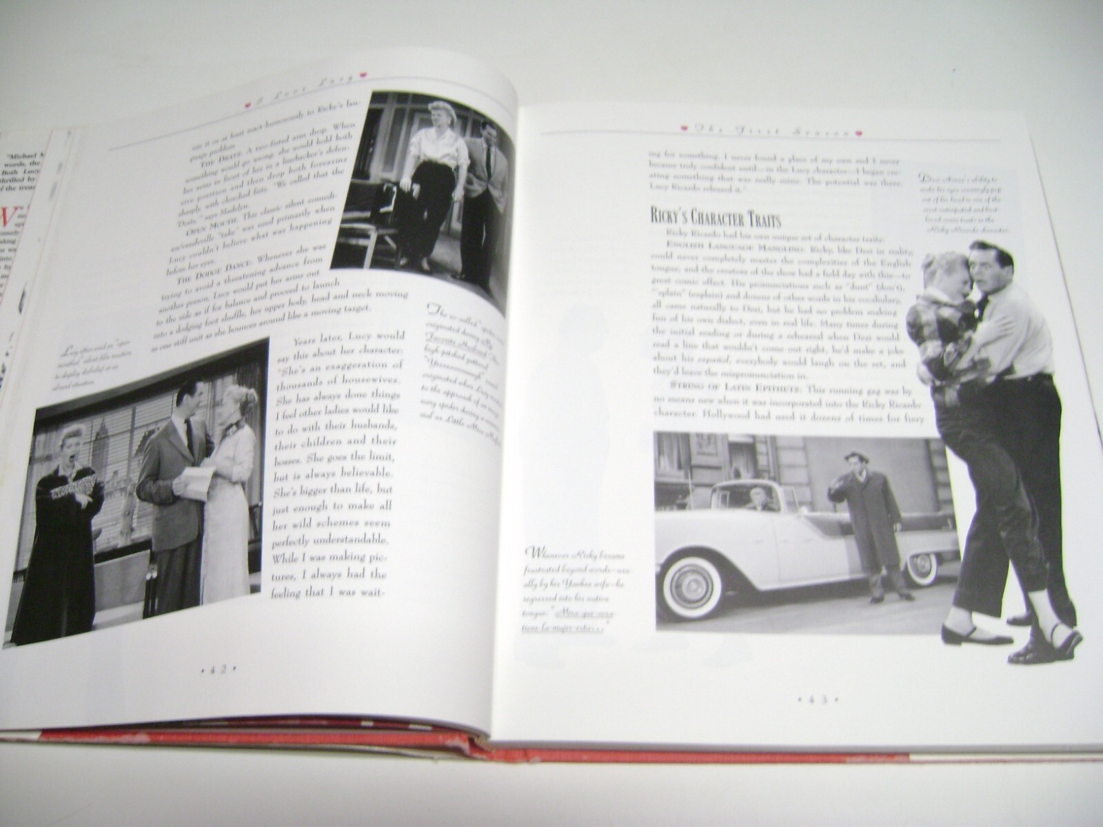 HUGE 1995 Time Warner Hardcover Book, I LOVE LUCY, First Printing, 248 pages