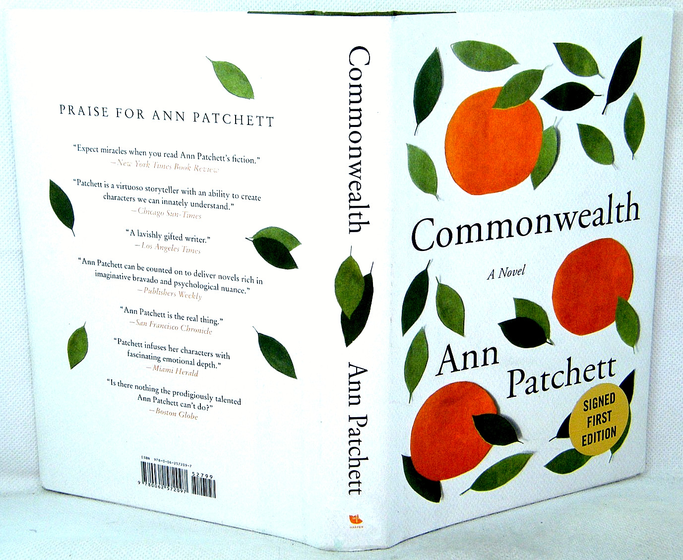 Commonwealth – A Novel By Ann Patchett HC VG 1ST ‘FLAT SIGNED’
