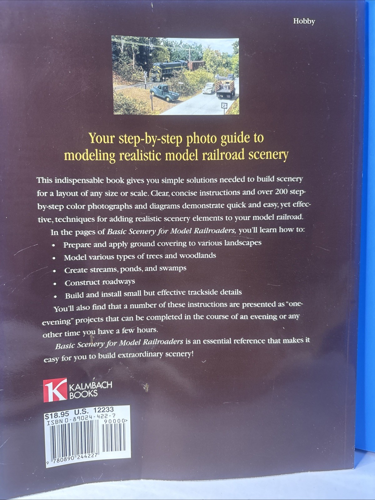 Kalmbach Model Railroader Books- Basic Scenery for Model Railroaders 2002 Sassi