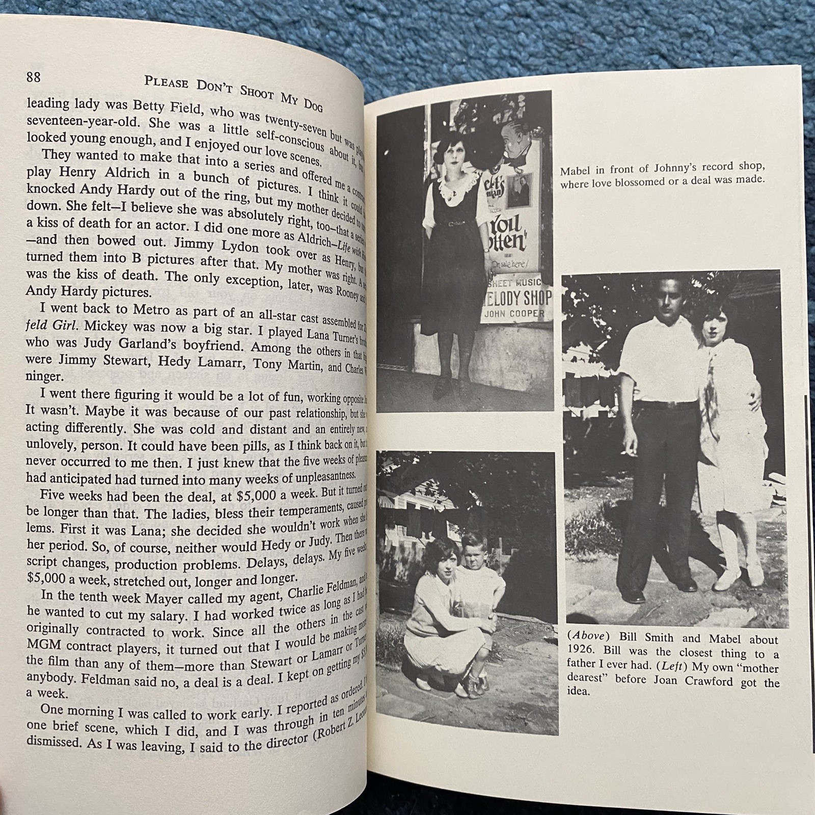 Please Don’t Shoot My Dog:The Autobiography of Jackie Cooper, 1st ed 1981 HCDJ