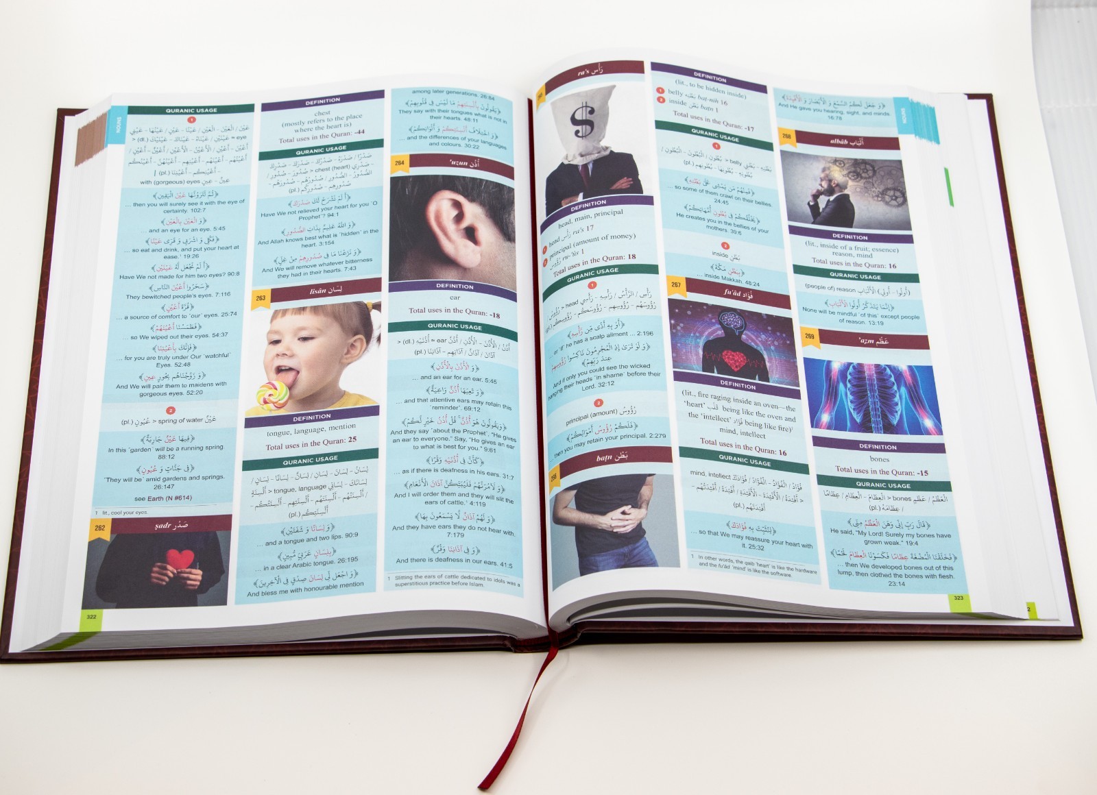 The Clear Quran® Series Dictionary Contain 2,000 Entries – 1.13″x8.38″x11.25″
