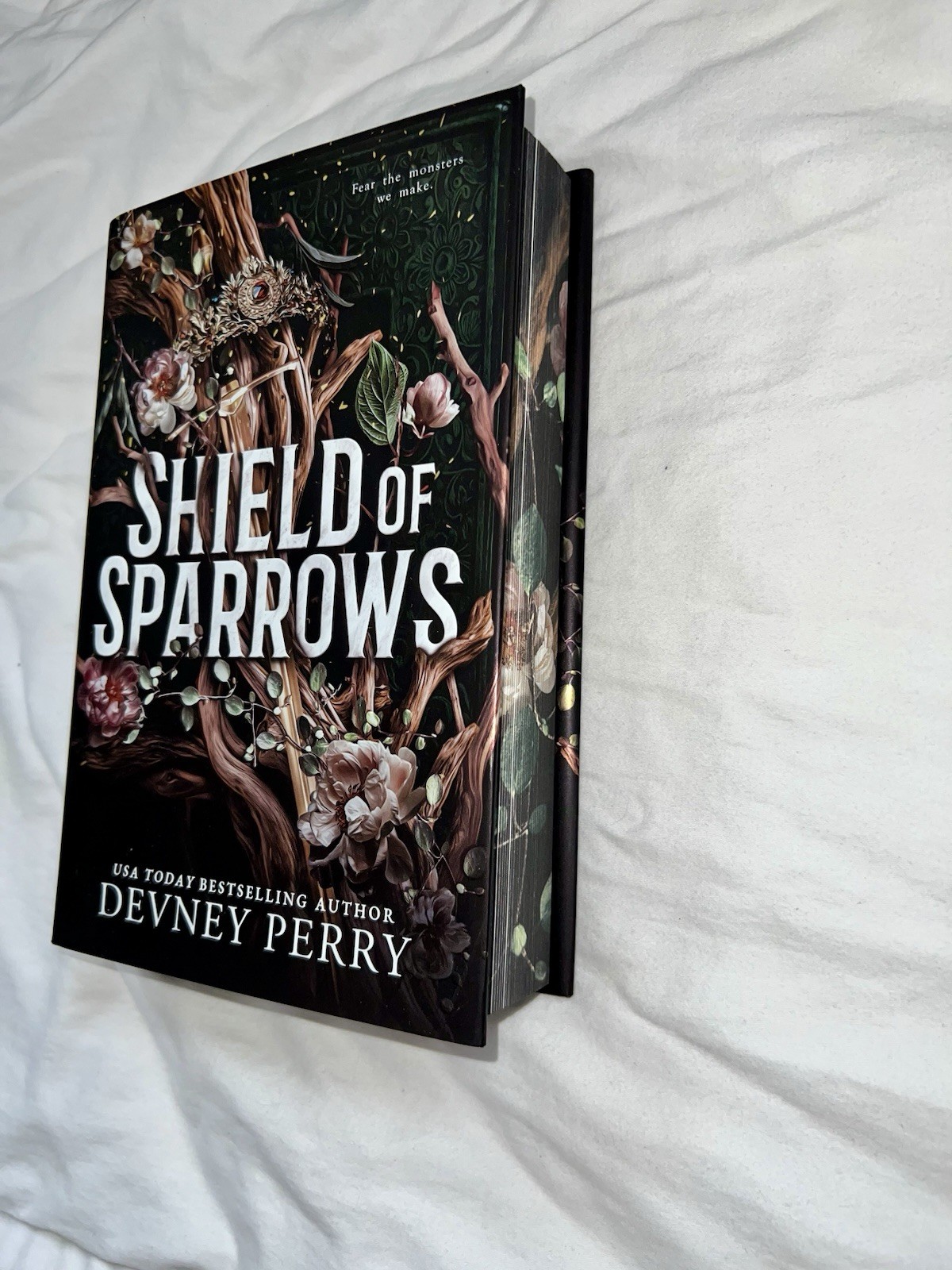 NEW Shield of Sparrows Devney Perry Sprayed Edges Deluxe Edition Hardcover
