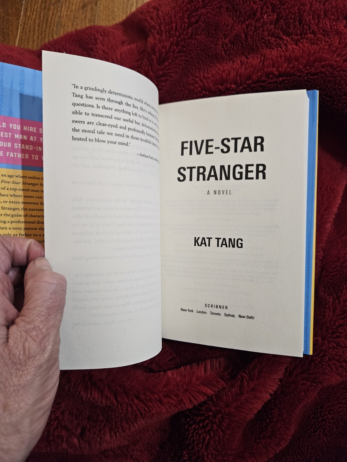 Five-Star Stranger, A Novel By Kat Tang (Hardback or Cased Book) Brand New.