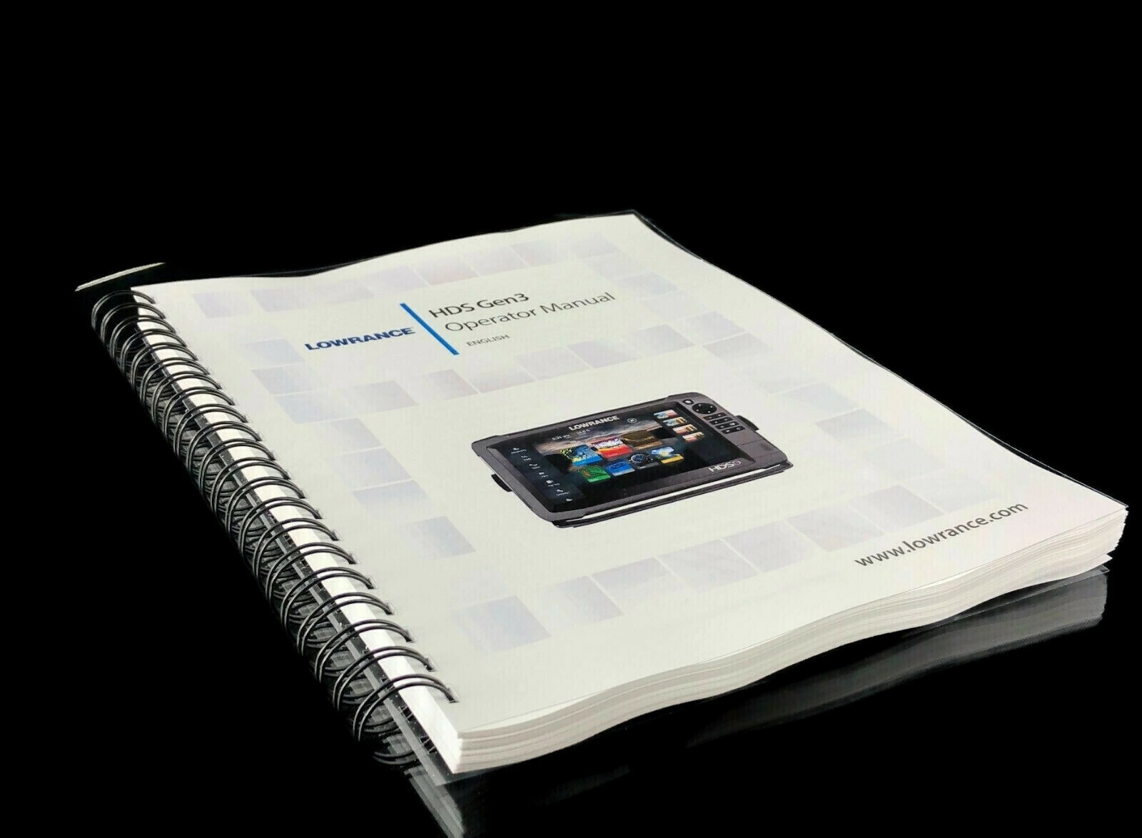 Lowrance HDS Gen3 Fish Finder Chart Plotter HDS9 Operator Manual Instructions