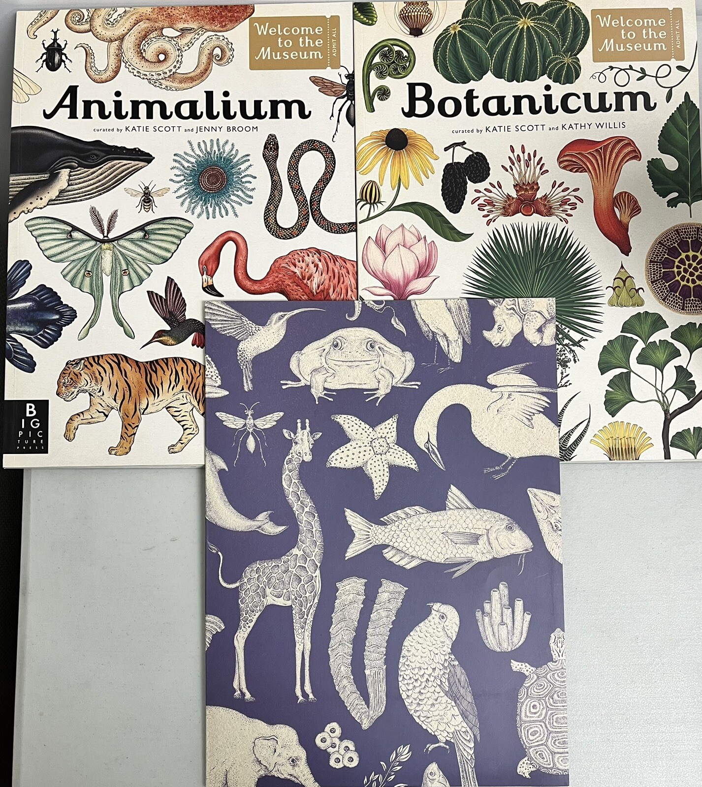 Animalium Botanicum 2 Book Set With Prints Brand New No Box
