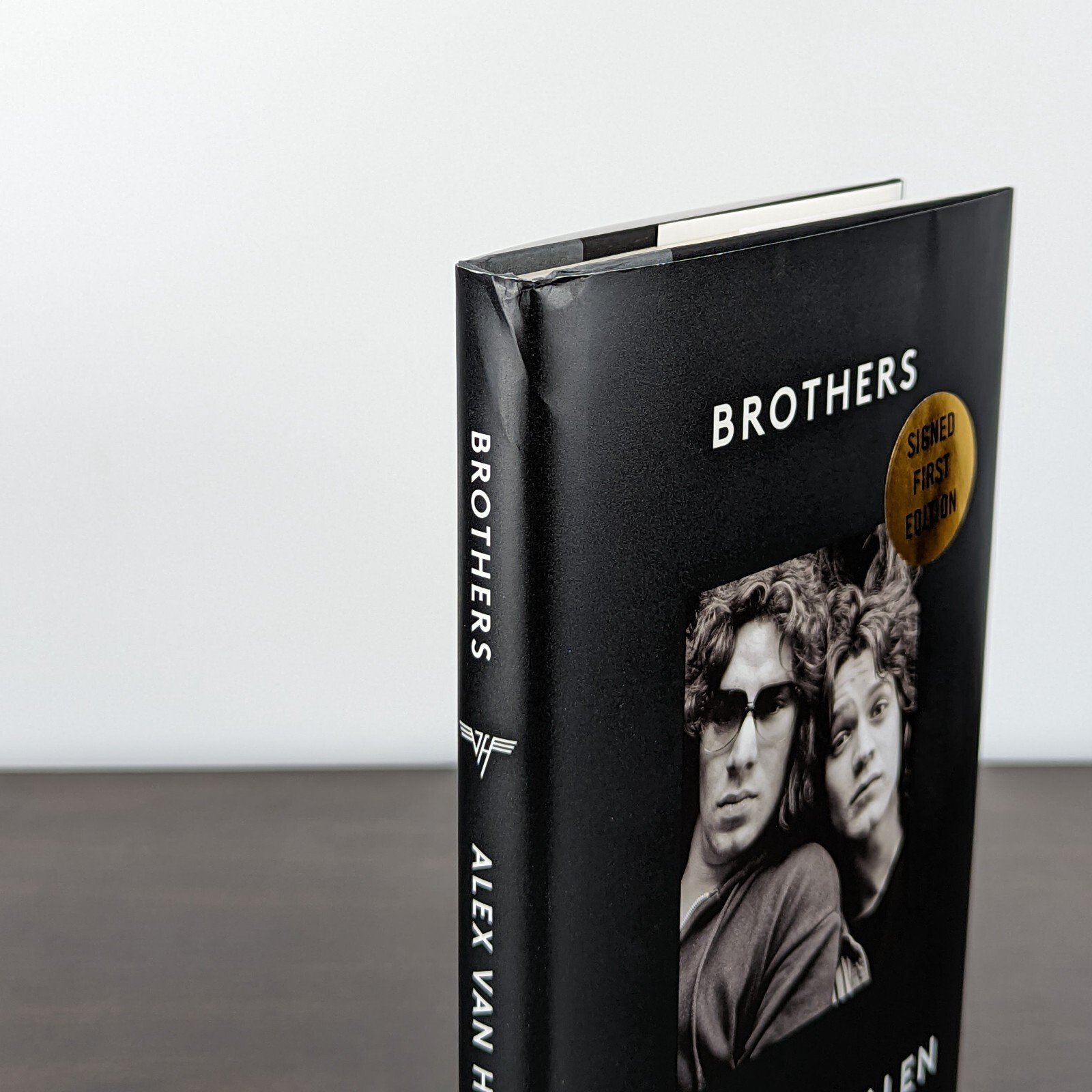 BROTHERS Alex Van Halen SIGNED Autographed 1st First Edition Hardcover (Damaged)