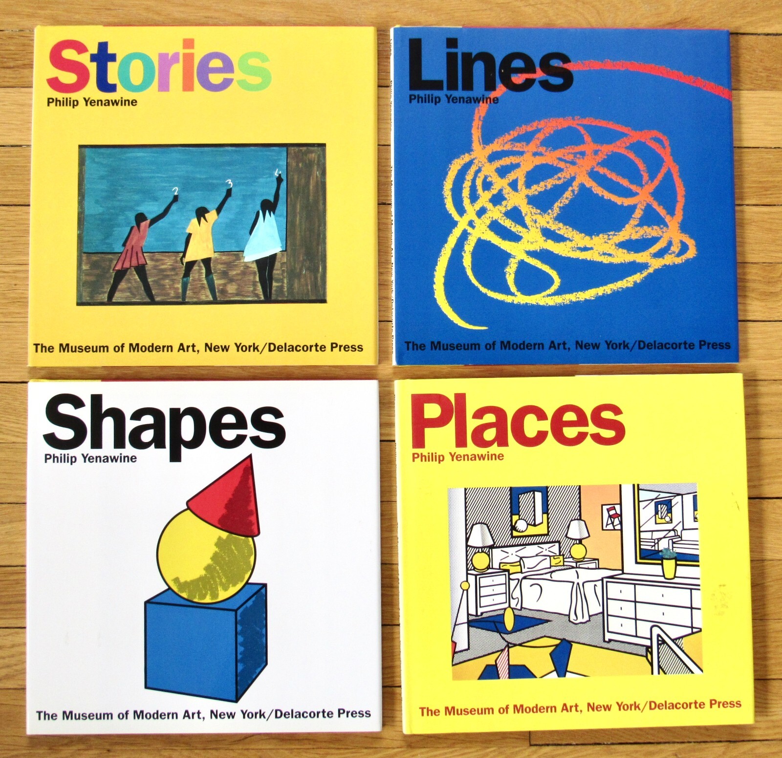 Lot 4 LINES PLACES SHAPES STORIES Books Philip Yenawine Museum Modern Art L1