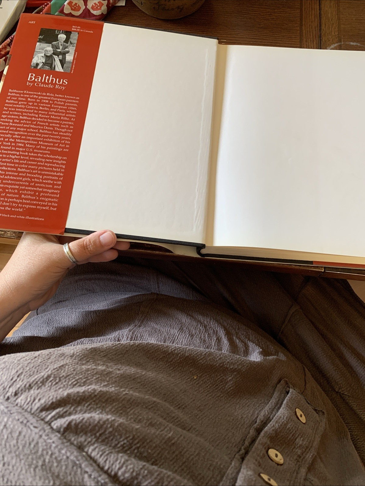 BALTHUS By Claude Roy – Hardcover with Dust Jacket First American printing