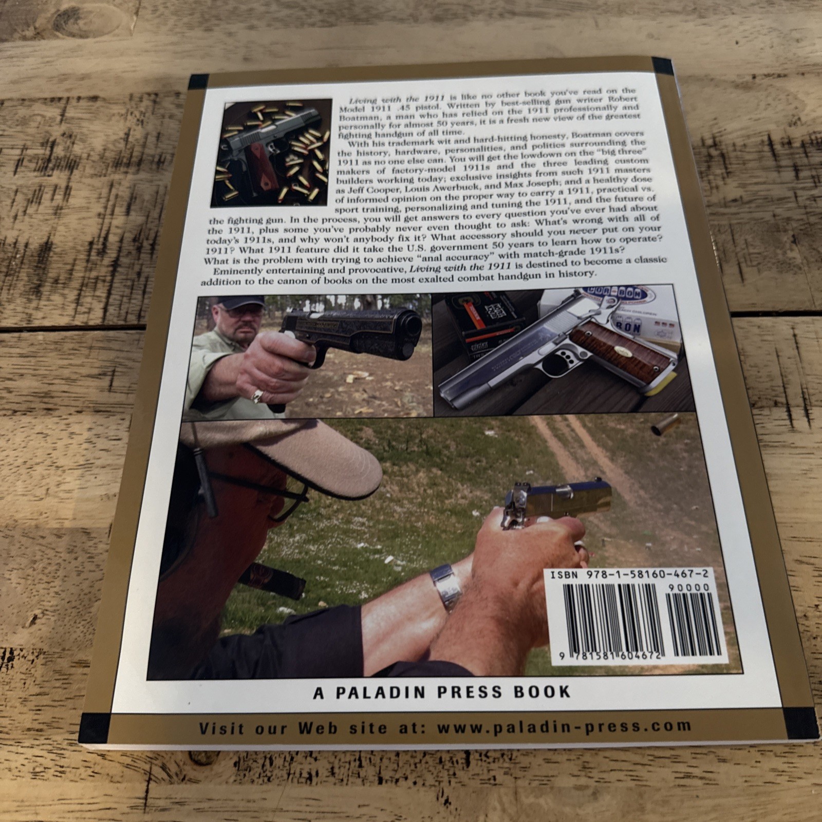Signed Autographed By Author Living With the 1911: A Fresh – VERY GOOD
