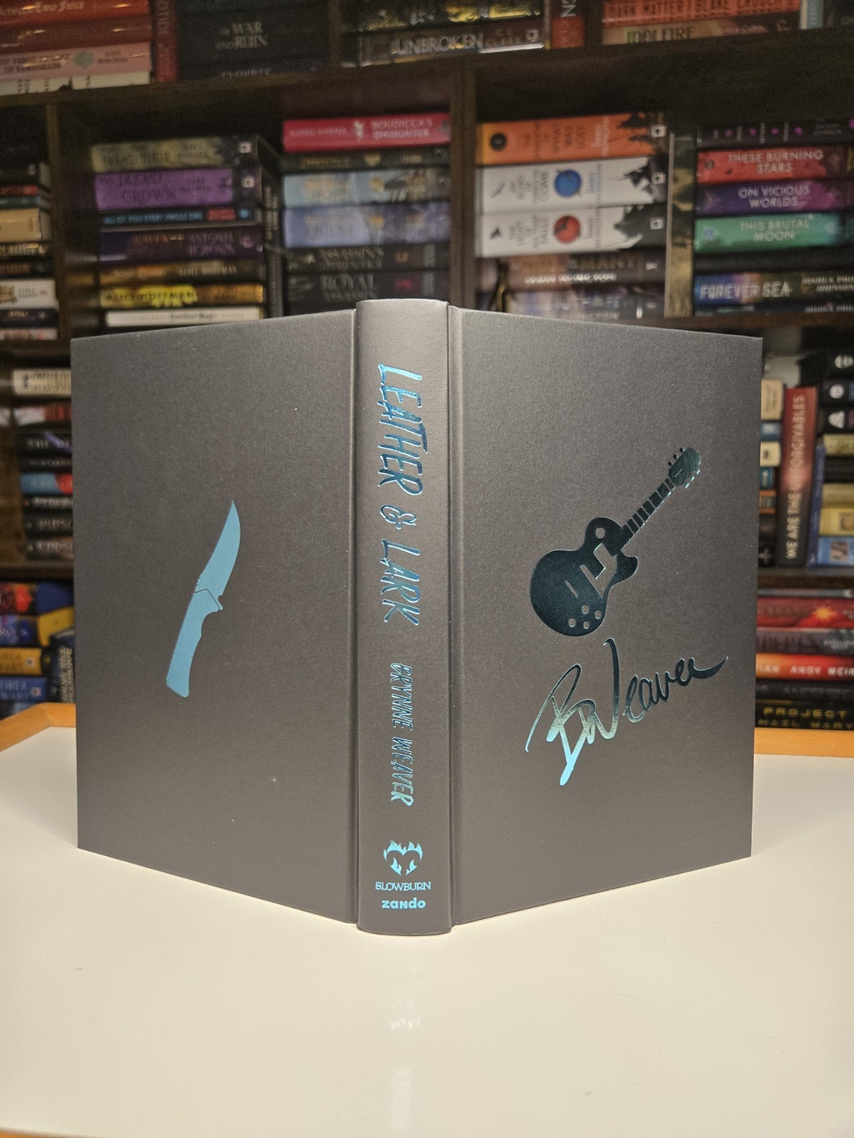 Brynne Weaver Leather & Lark Signed Collector’s Ed Hardcover Zando Ruinous Love