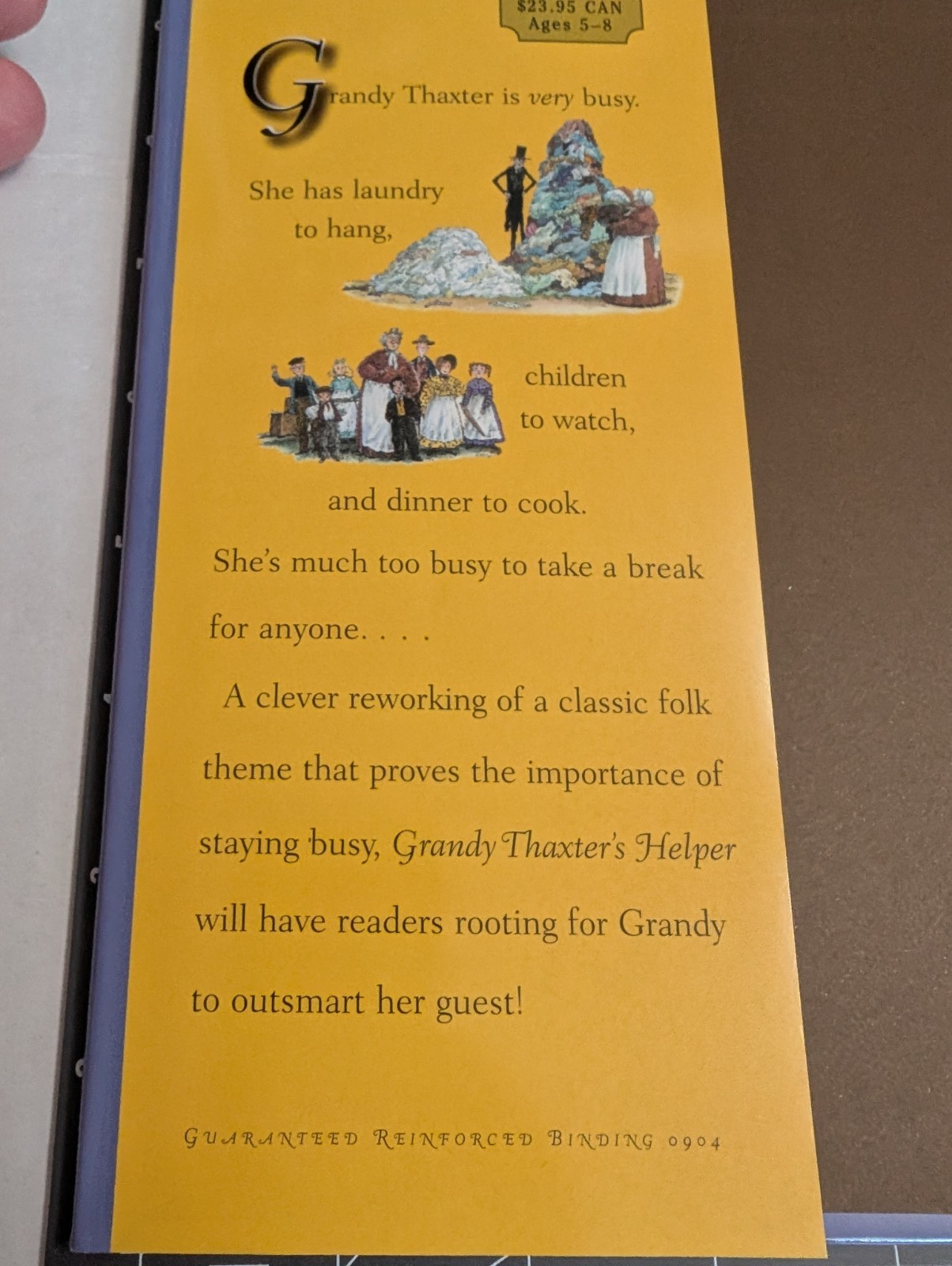 Grandy Thaxters Helper by Douglas Rees Illustration S D Schindler HC 2004 Kids