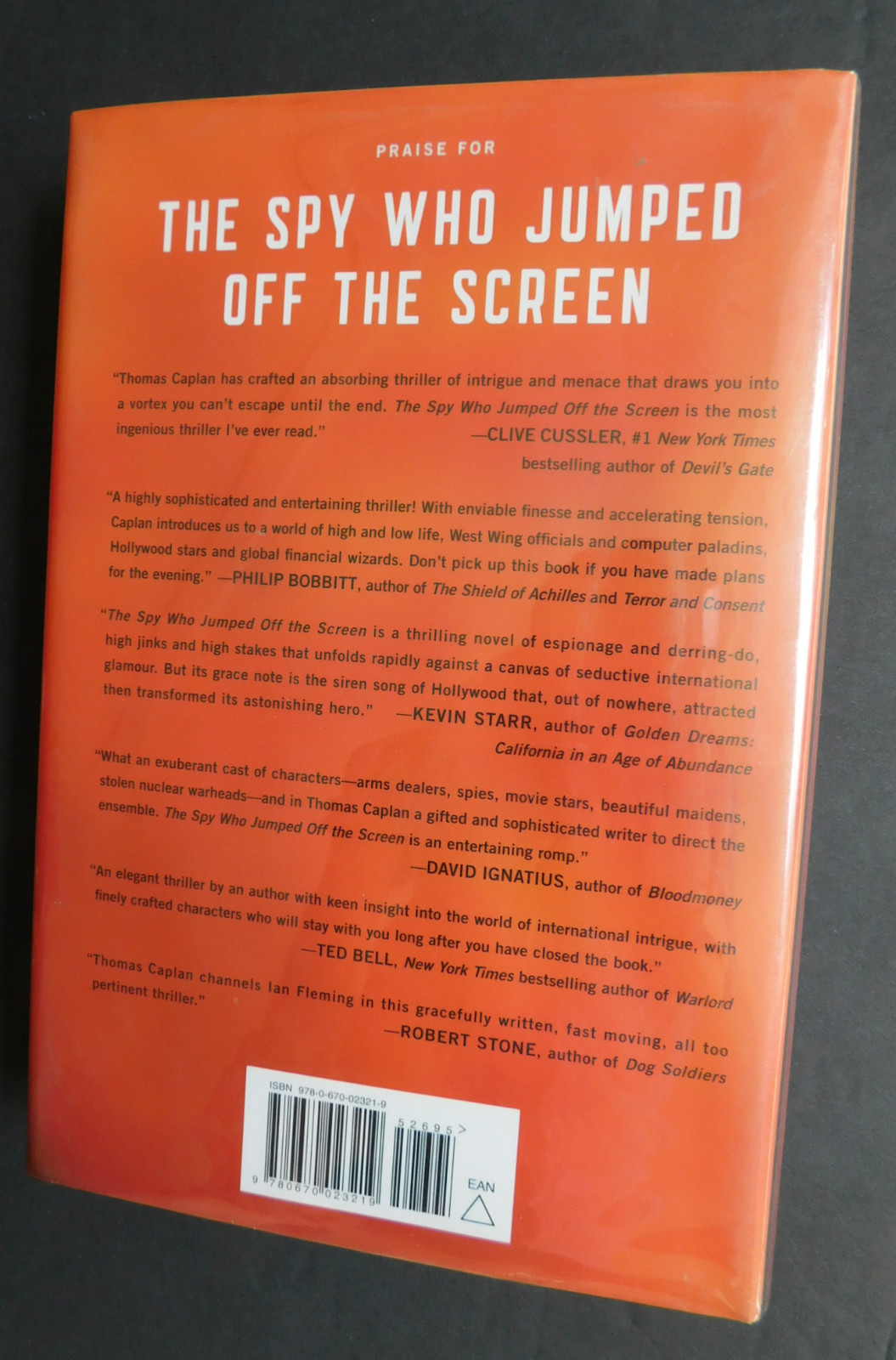 Spy Who Jumped off Screen Thomas CAPLAN 2012 Intro by Bill CLINTON unread HCDJ