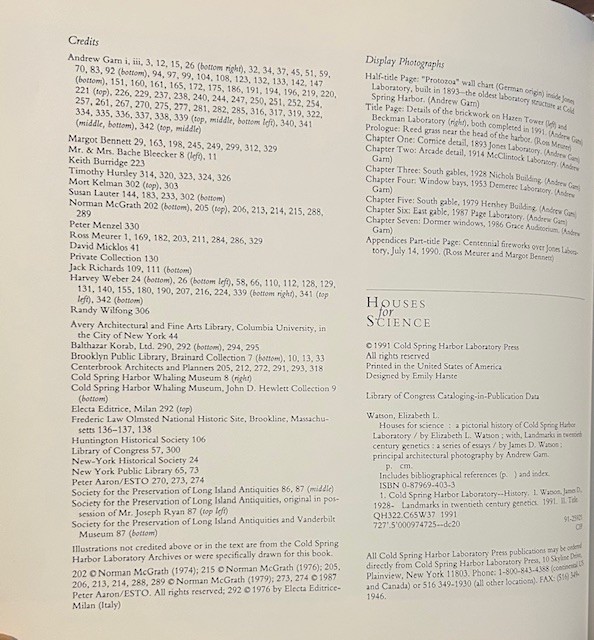 Elizabeth Watson /James D Watson Signed Houses for Science Landmarks in Genetics