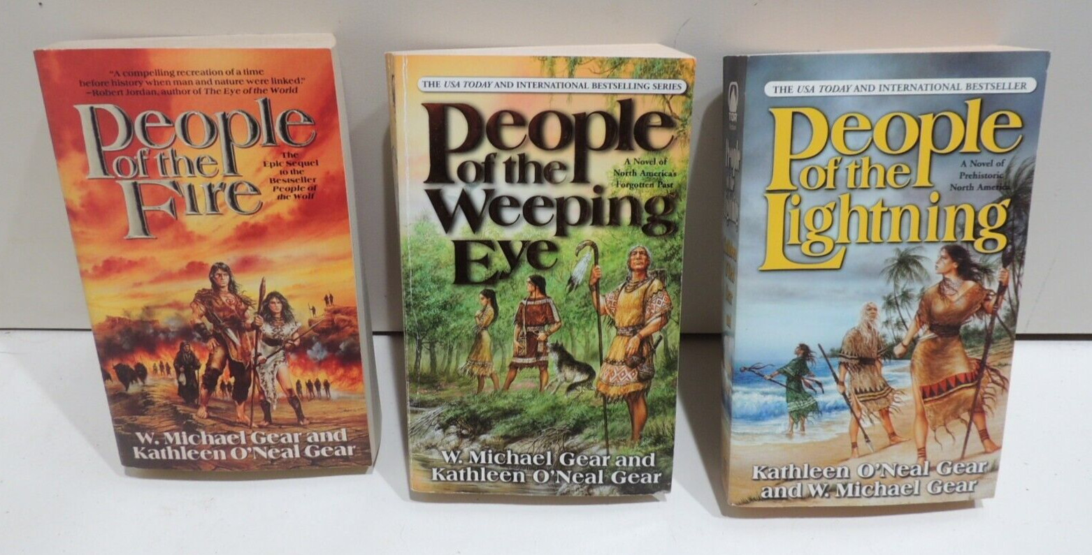 Lot of 3 People of the Fire Lightning Weeping Eye PBs W Michael Gear Kathleen O’