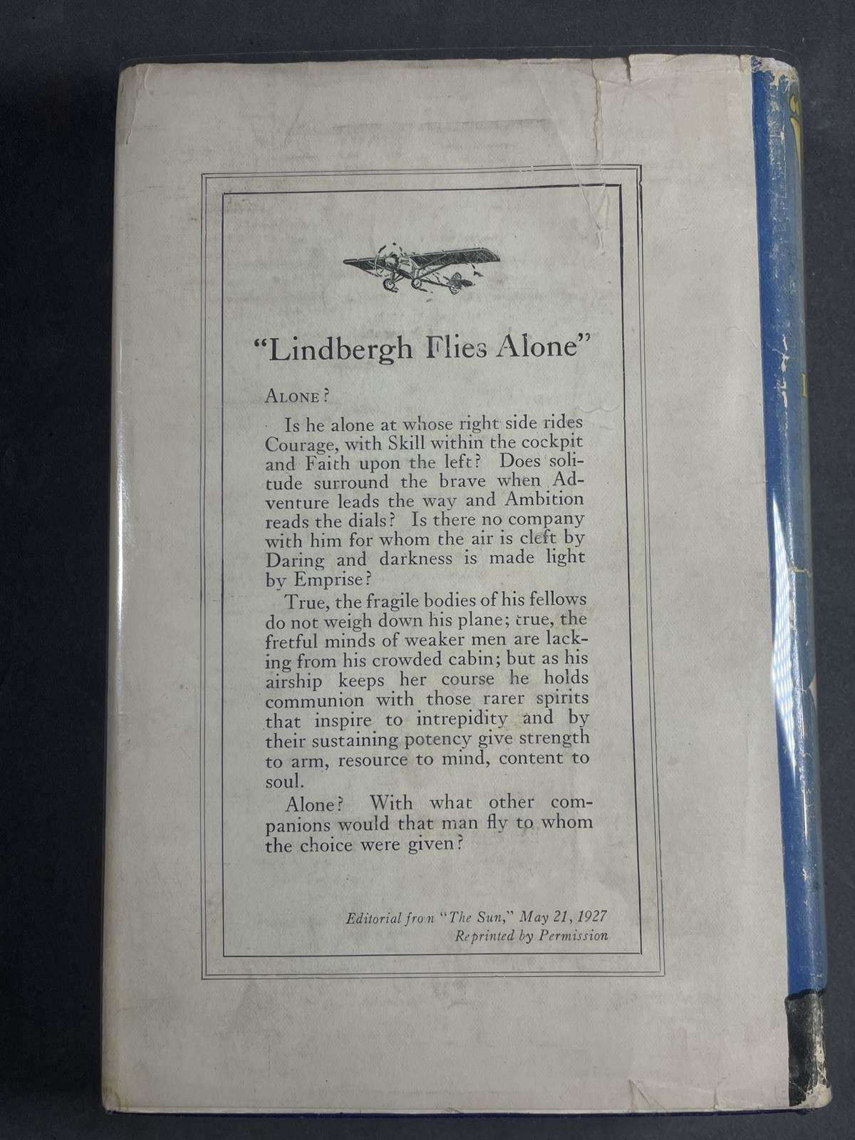 We by Charles A. Lindbergh 1928 Grosset And Dunlap 28th Printing Illustrated HC