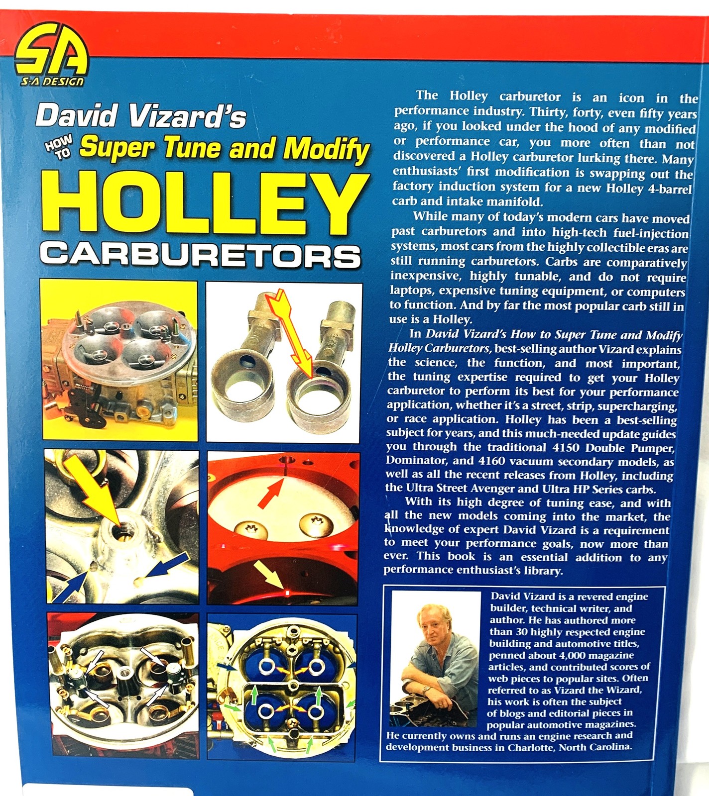David Vizard’s How to Super Tune Modify Holley Carburetors SA216 CarTech Book
