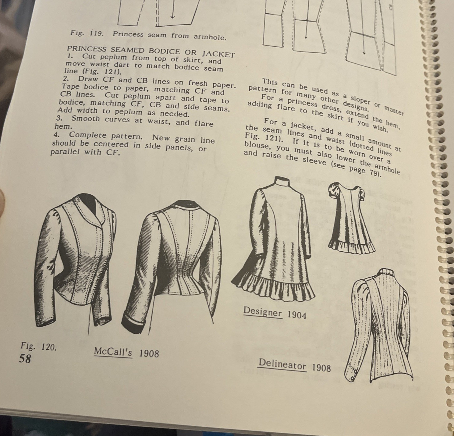 Pattern Designing For Dressmakers by Lyn Alexander Early 1900s Fashion Revised