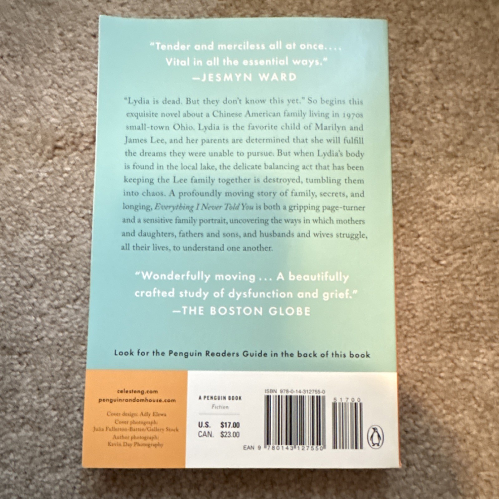 Everything I Never Told You by Celeste Ng (2015, Trade Paperback, Penguin Books)