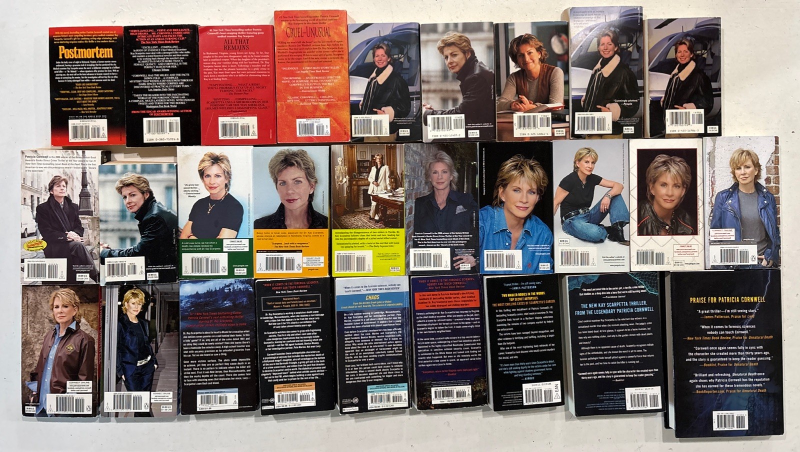 Complete Series Set KAY SCARPETTA Books 1-28 By Patricia Cornwell Lot Prime TV
