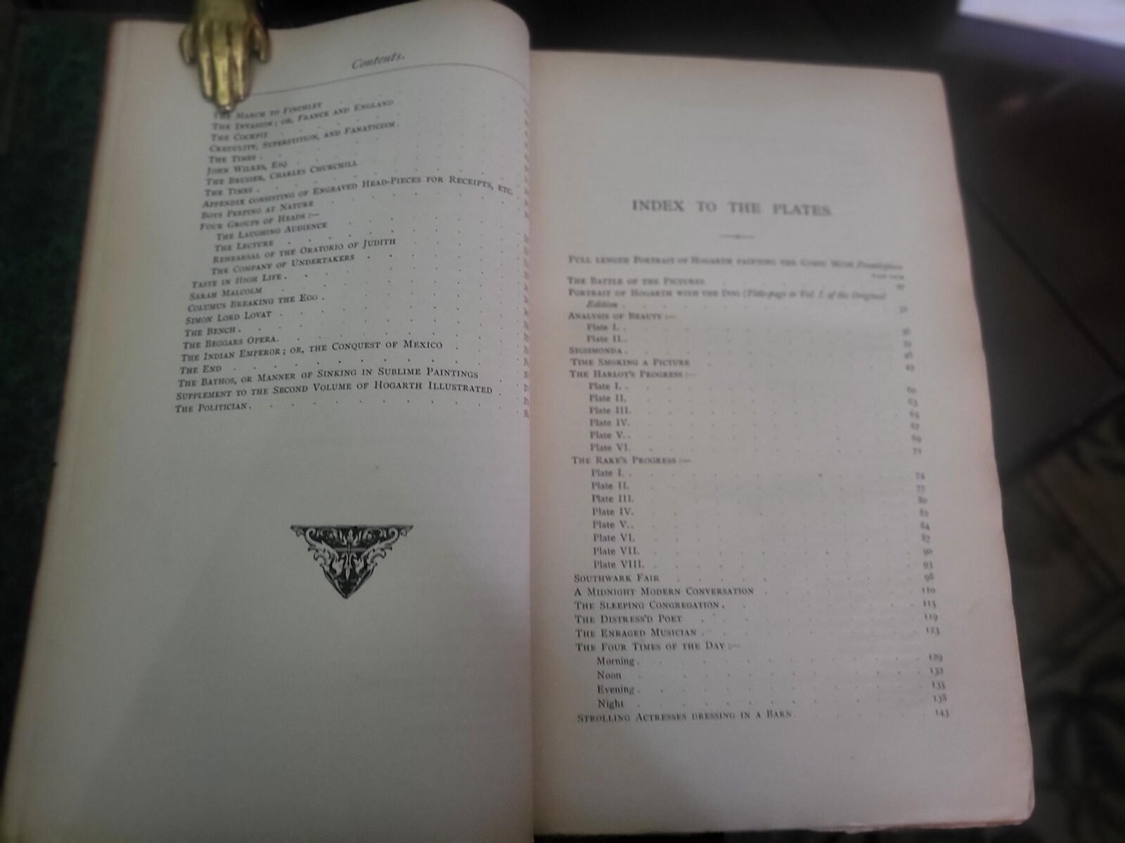 Fine leather binding. HOGARTH ILLUSTRATED. John Ireland 1884