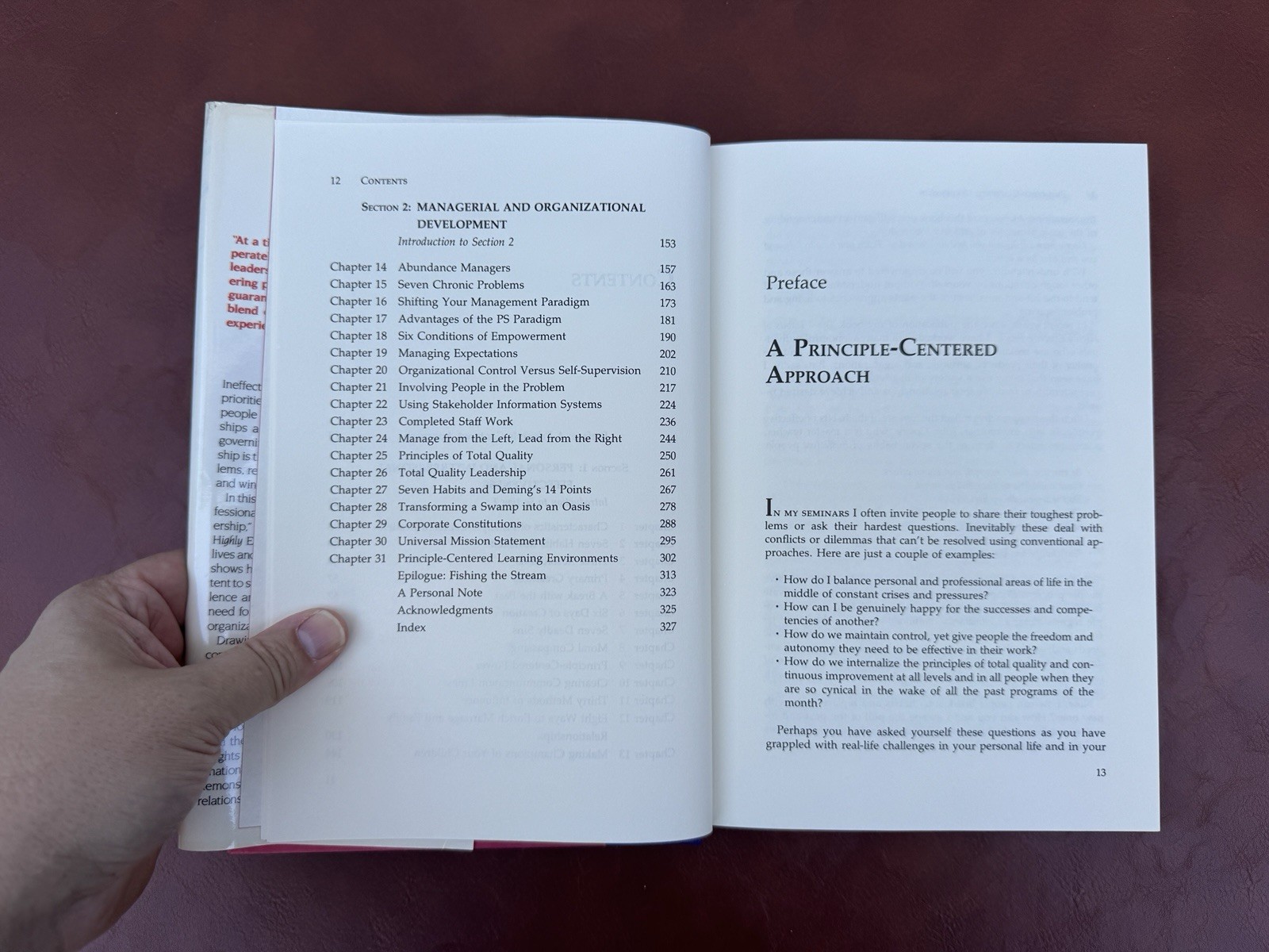 Signed Stephen R. Covey Principle-Centered Leadership First Edition Hardcover