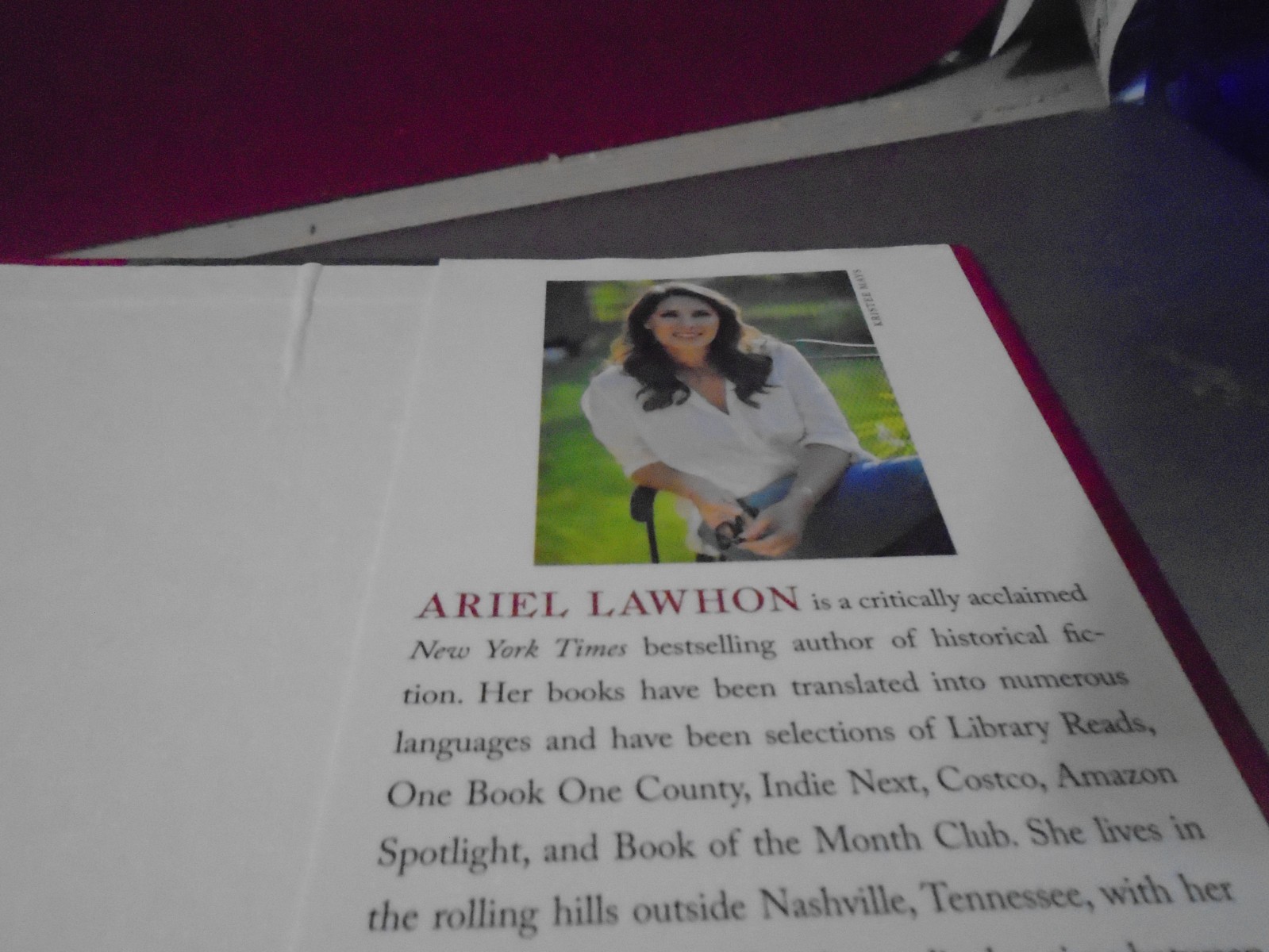 “The Frozen River” Ariel Lawhon Hardbook, great condition, jacket.