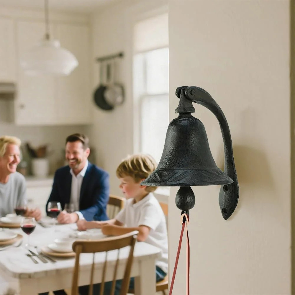 Iron Logan Dinner Bell – Feel The Vibe of Traditional Family Meals and Gathering