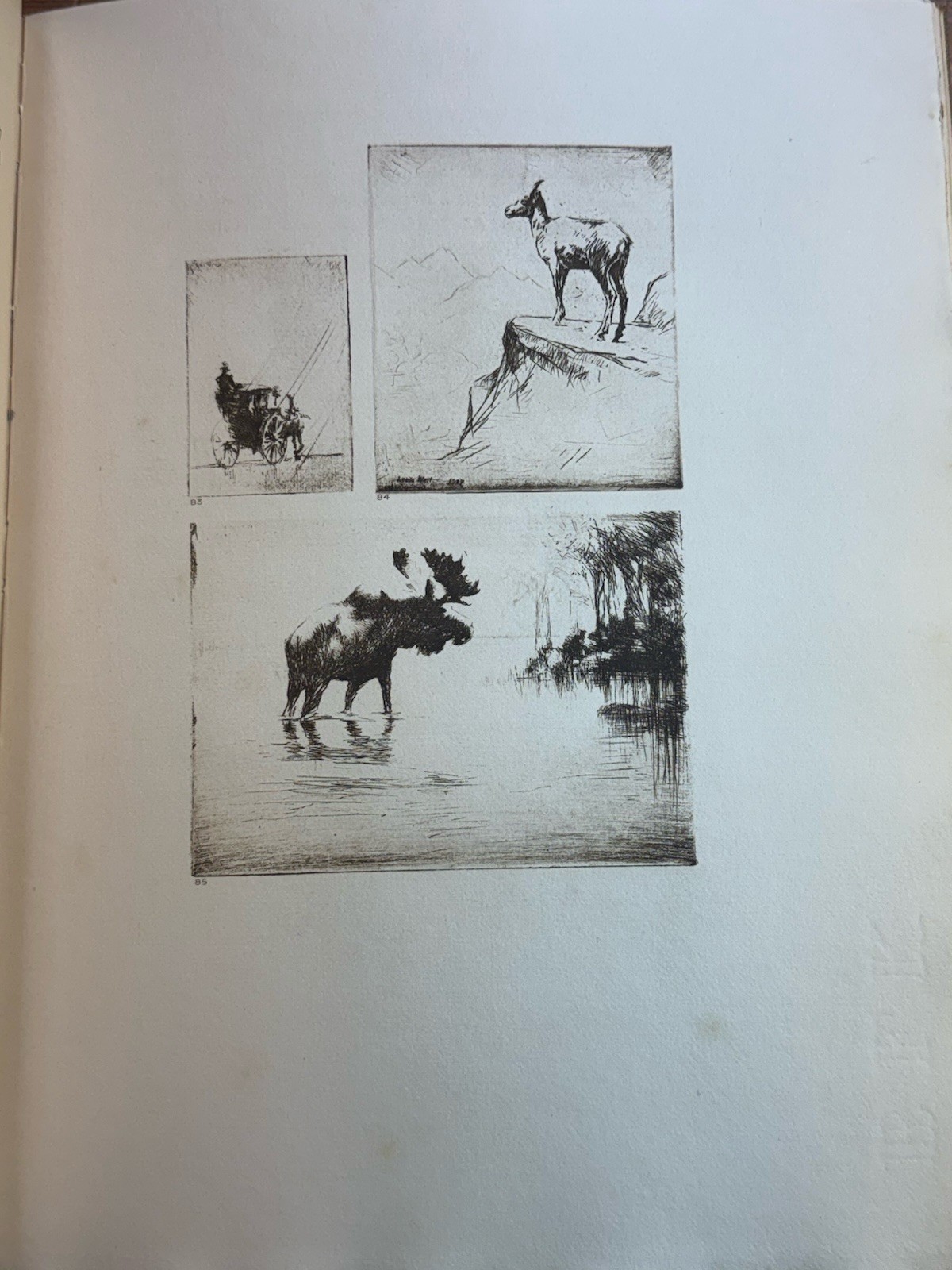 Original First Edition 1930 Etchings of Levon West Limited Edition (# 321) NICE!
