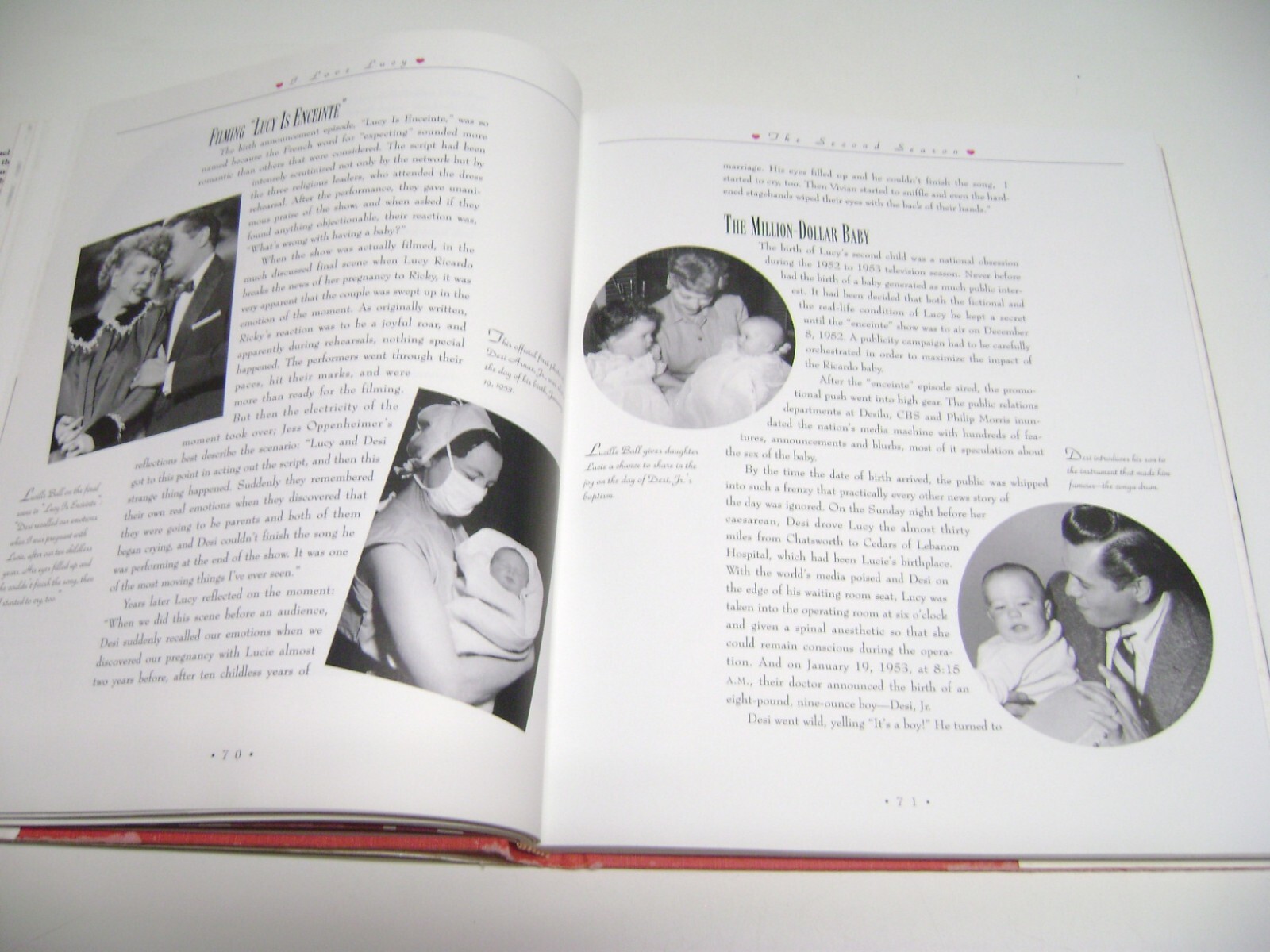 HUGE 1995 Time Warner Hardcover Book, I LOVE LUCY, First Printing, 248 pages